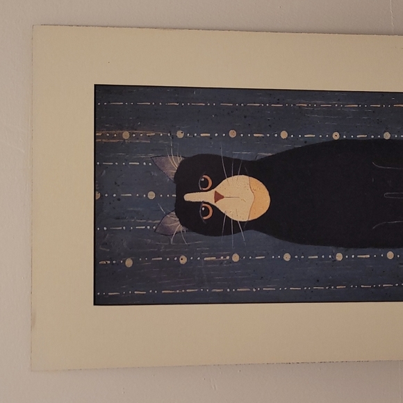 Adorable Laugh More Cat Print with Mat - Picture 2 of 14